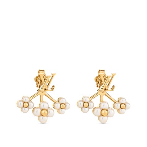 LV Floragram Earrings S00 .